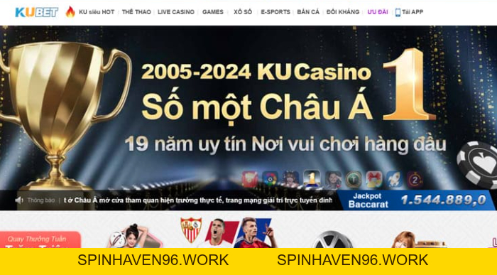 Nhà cái uy tín KU Casino – Địa chỉ vàng cho trải nghiệm cá cược đỉnh cao – KUBET88 | Casino Online & Cá Cược Thể Thao Uy Tín - spinhaven96.work